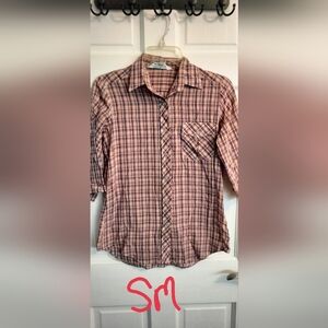 Demura Casual Plaid Button Down Plaid Shirt